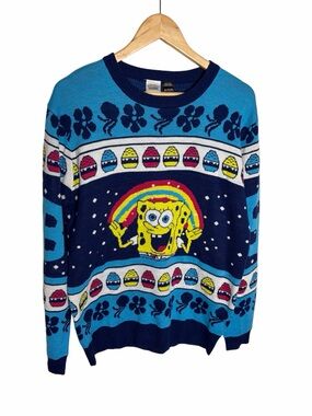 SpongeBob SquarePants 2020 imagination unisex graphic crew neck sweater size XL